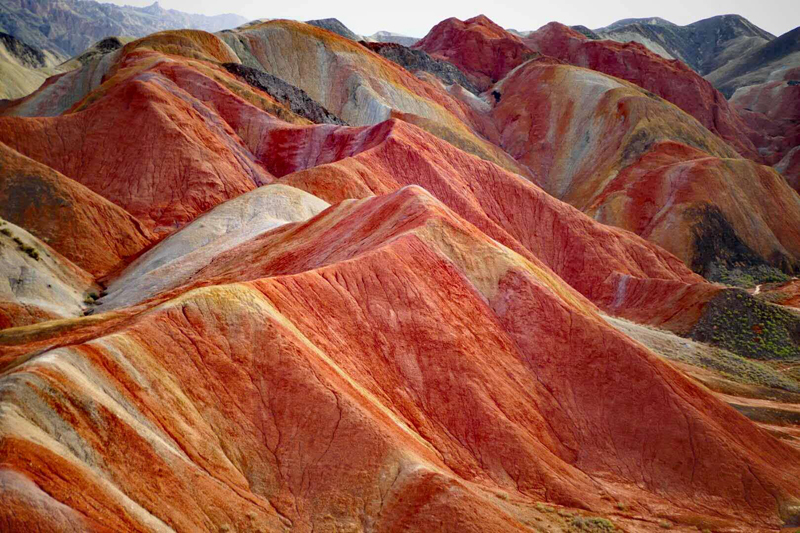 甘肃张掖丹霞地貌景美如画惹人醉